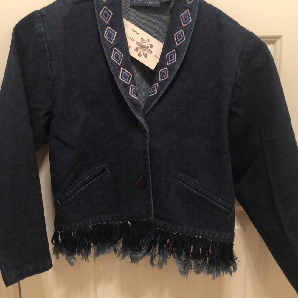 Nikki Saggaro denim jacket